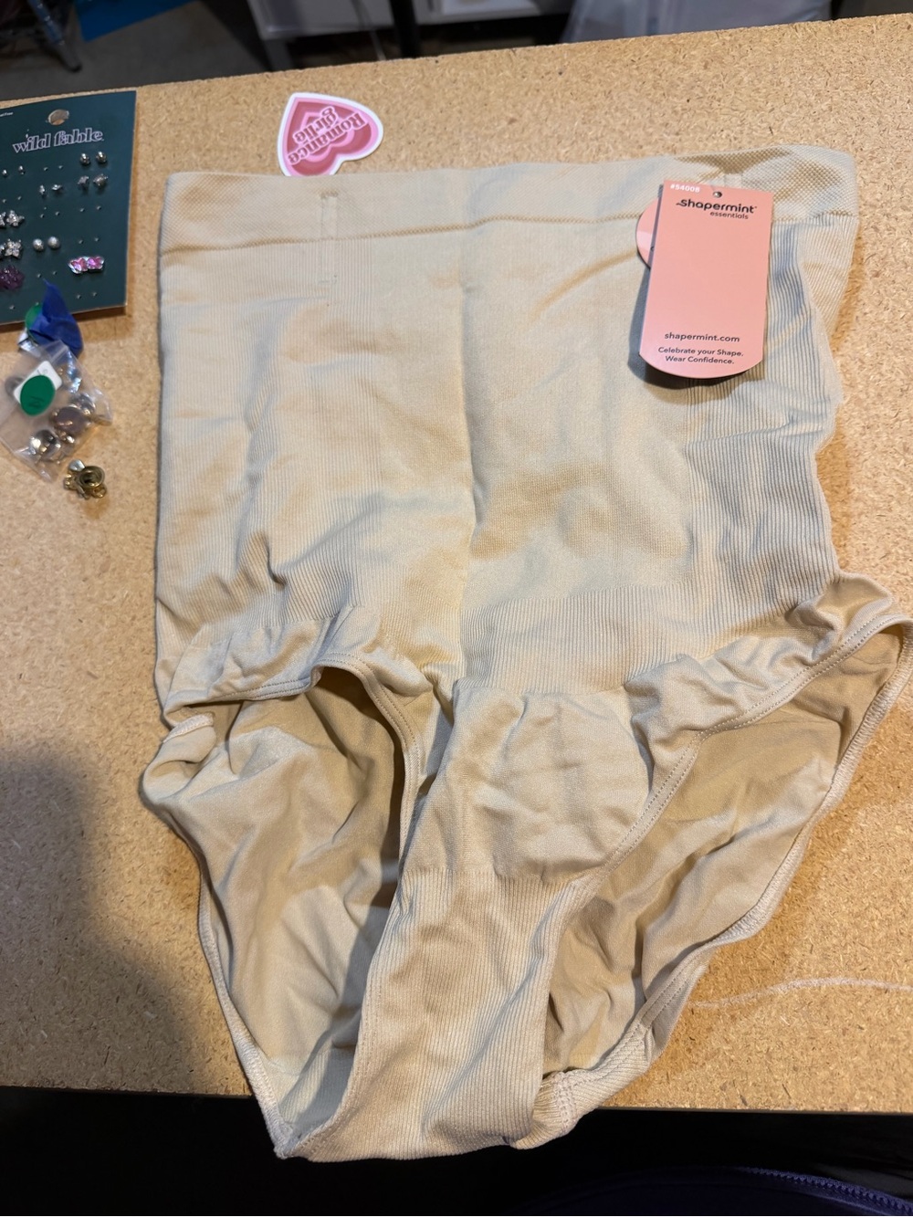 Shapermint All-Day High-Waisted Shaper Panty in Beige